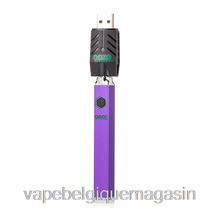 Vape Belgique Ooze Quad Flex Temp 500mah Batterie Violet